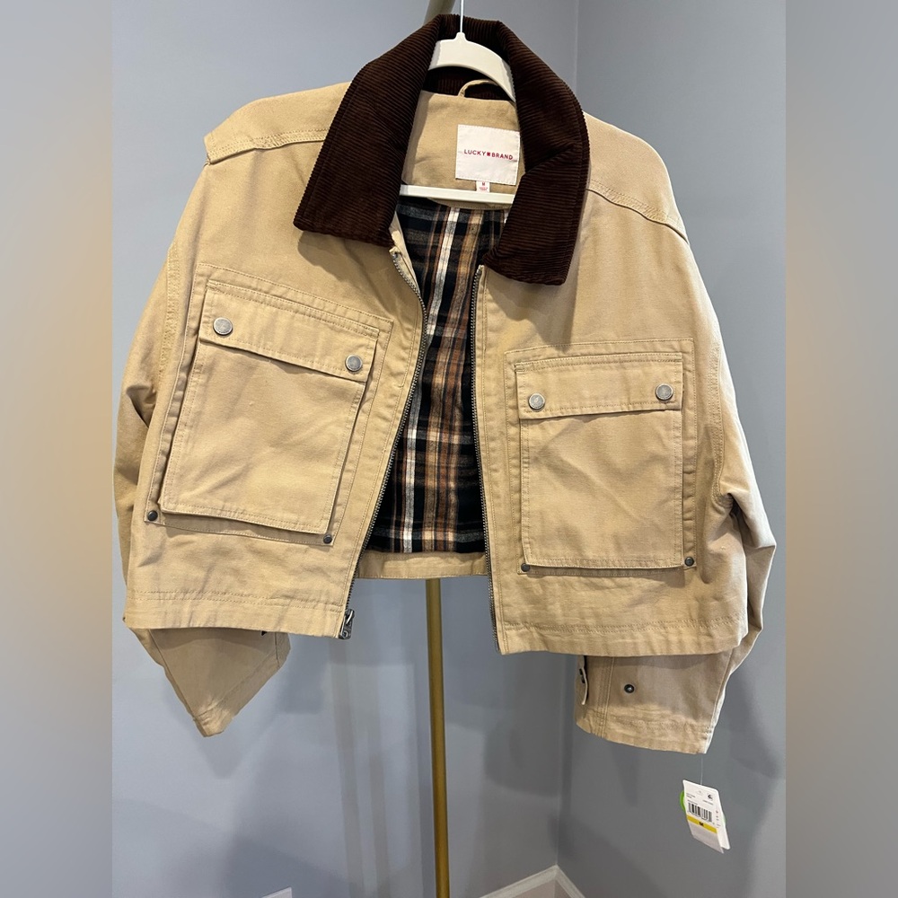 NWT LUCKY BRAND CROPPED JACKET